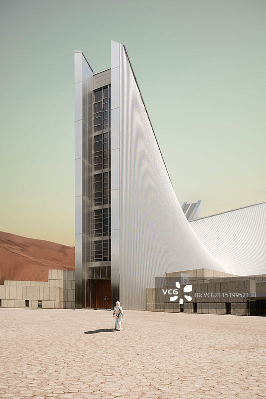 荒芜通向未来文明的缺口图片素材