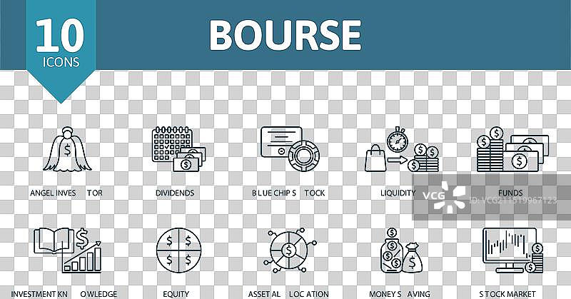 交易所轮廓图标创意天使图片素材