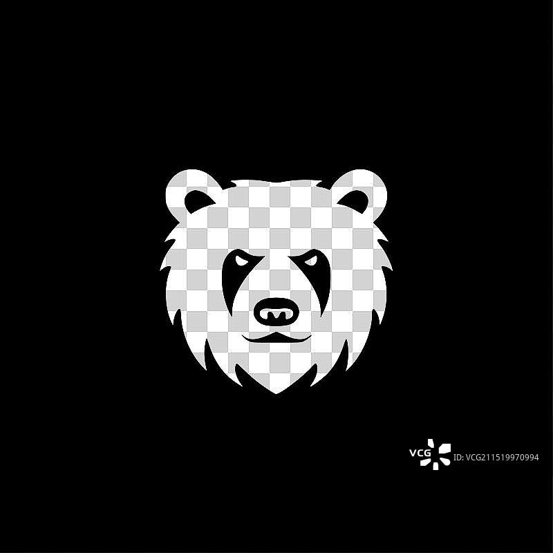 熊 - 高质量标志 - 适合T恤使用图片素材
