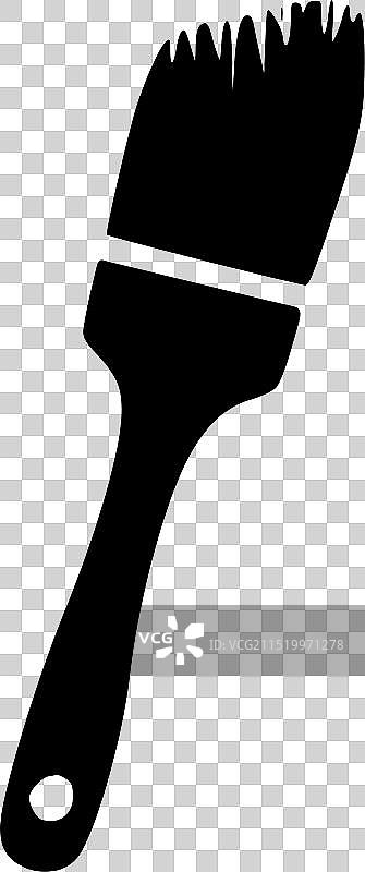 高品质毛刷Logo设计，适用于T恤图片素材