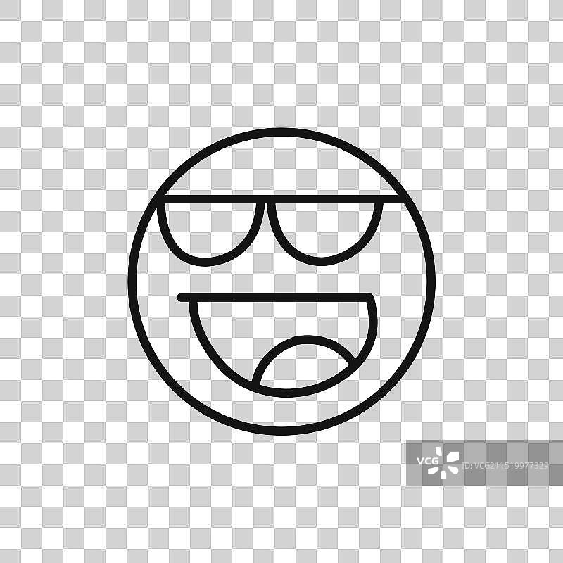 用于网络的炫酷表情图标集图片素材