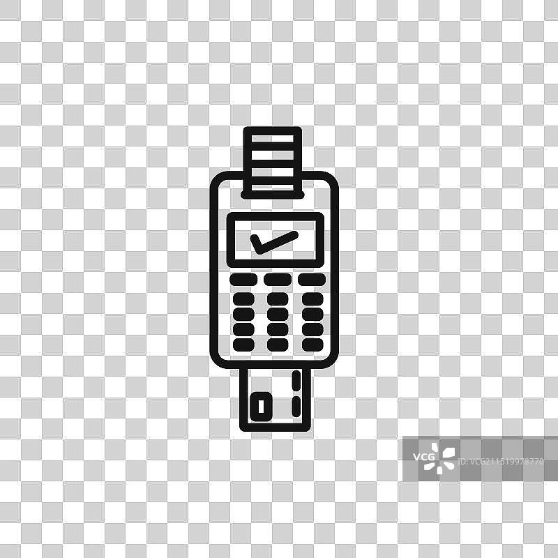 用于网页的POS终端图标集图片素材