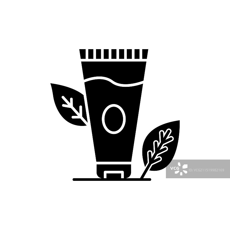 洗面奶图标套装，化妆品软管符号，取乳霜图片素材