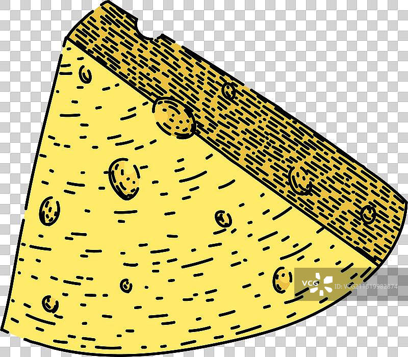 意大利奶酪手绘草图图片素材