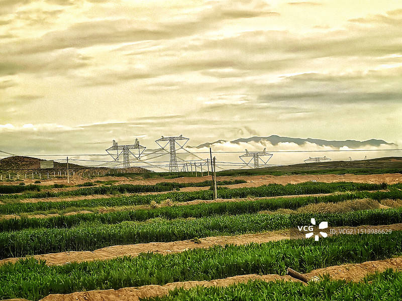 甘肃景泰县·无限风光图片素材