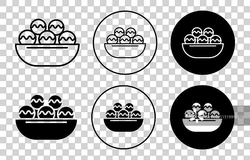 章鱼烧图标合集图片素材