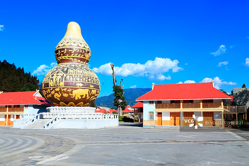 临沧沧源葫芦小镇景区图片素材