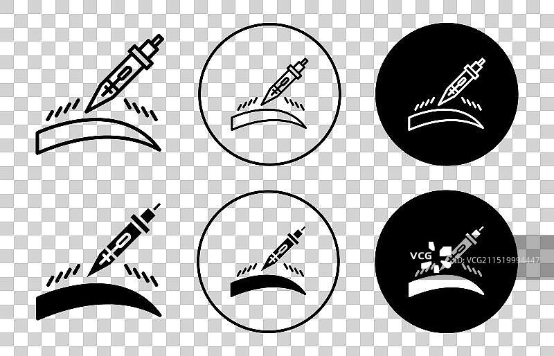 眉粉图标系列轮廓细线图片素材