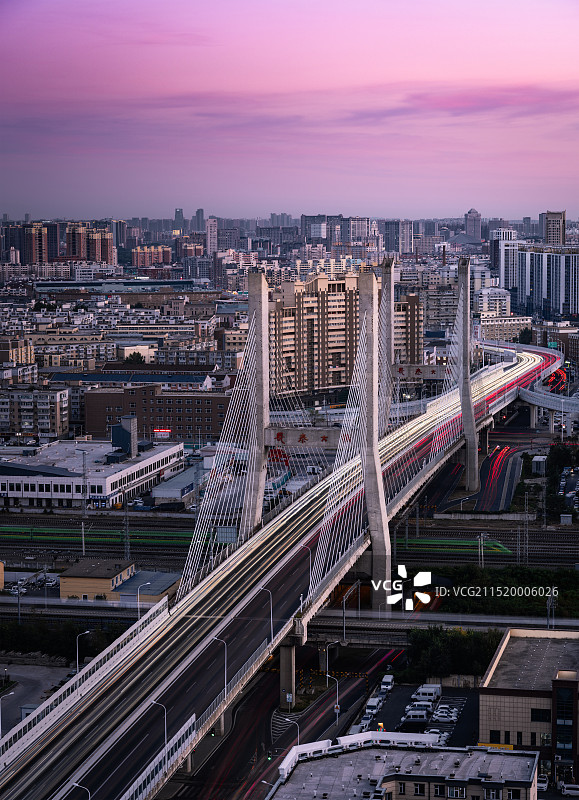 长春市长泰大桥图片素材