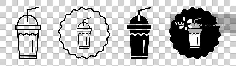 冰沙图标符号集图片素材