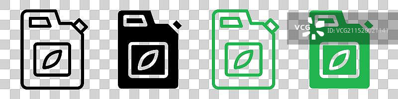 生物燃料图标Logo集图片素材