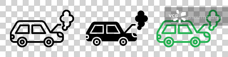 车辆故障问题图标图片素材