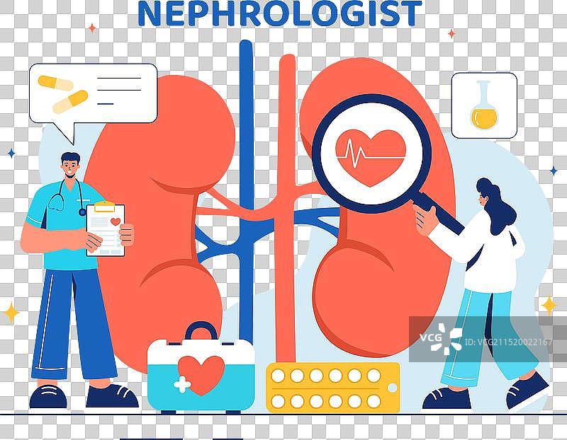 肾脏科医生与心脏科医生图片素材