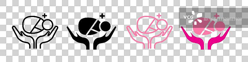 为儿童或婴儿提供护理的新生儿科医生图片素材