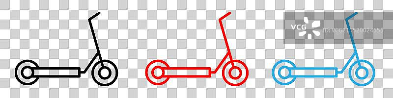 滑板车图标logo合集图片素材