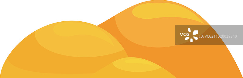 形成沙漠景观的金色沙丘图片素材