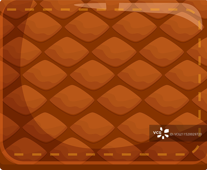 展示爬行动物皮革纹理的棕色皮夹图片素材