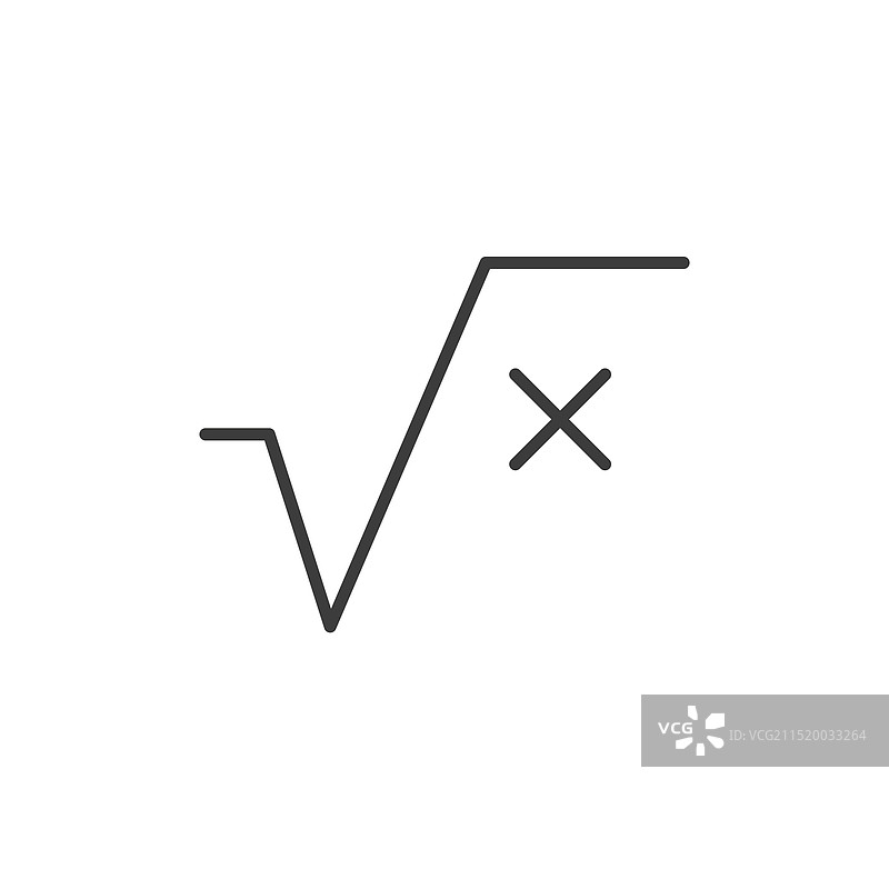 平方根图标数学公式图片素材