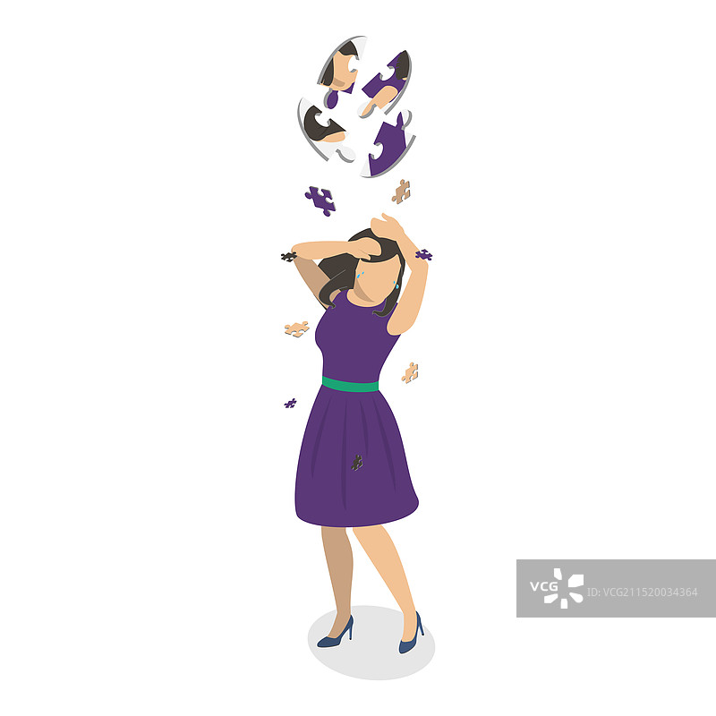 内在2.5D扁平风格图片素材