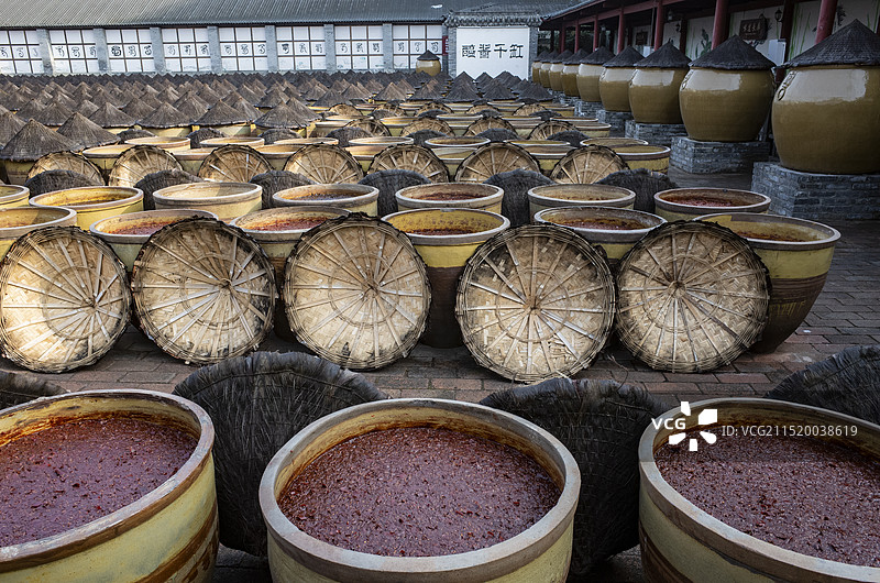 郫县豆瓣博物馆，位于成都郫都区战旗村图片素材