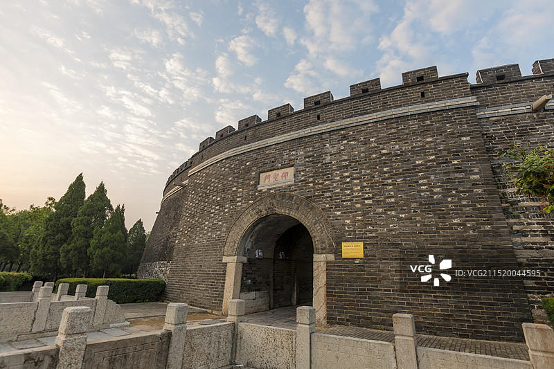 曲阜明故城北门仰圣门图片素材