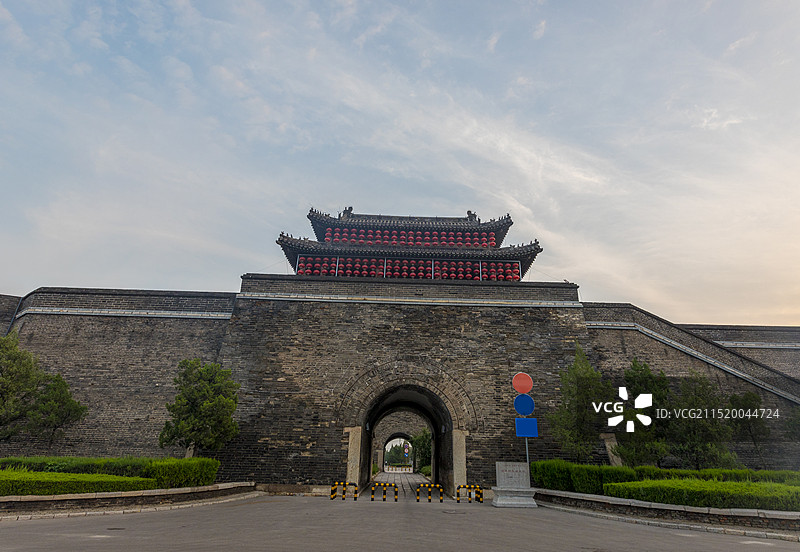 曲阜明故城北门城楼图片素材