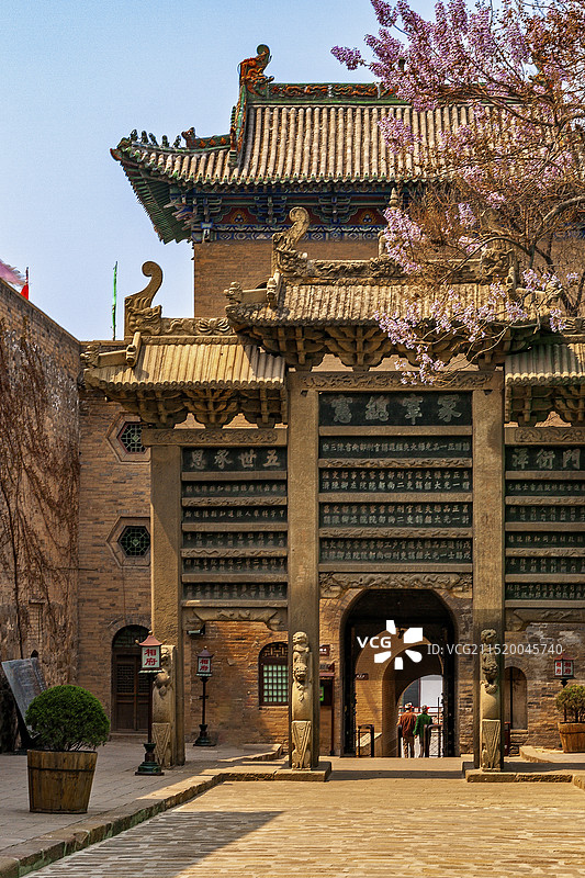 皇城相府石牌楼图片素材