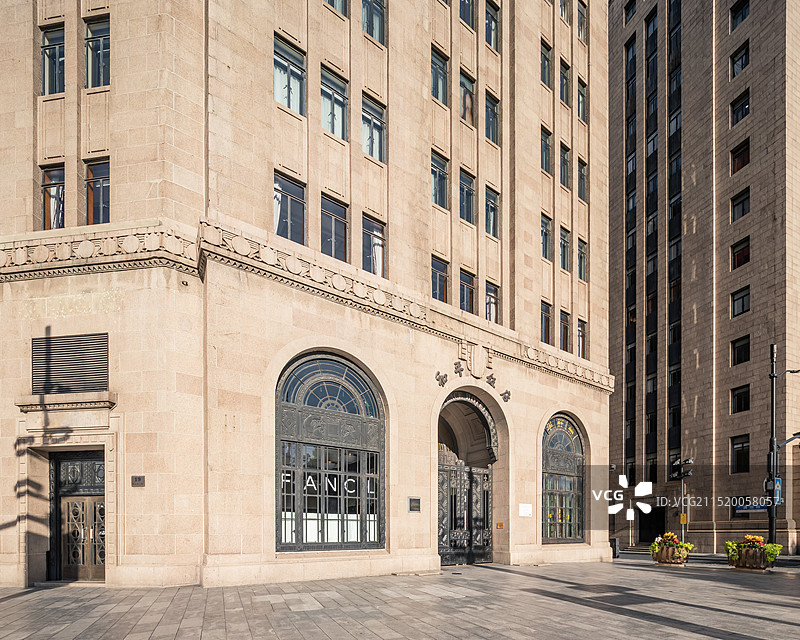 上海外滩万国建筑 和平饭店图片素材