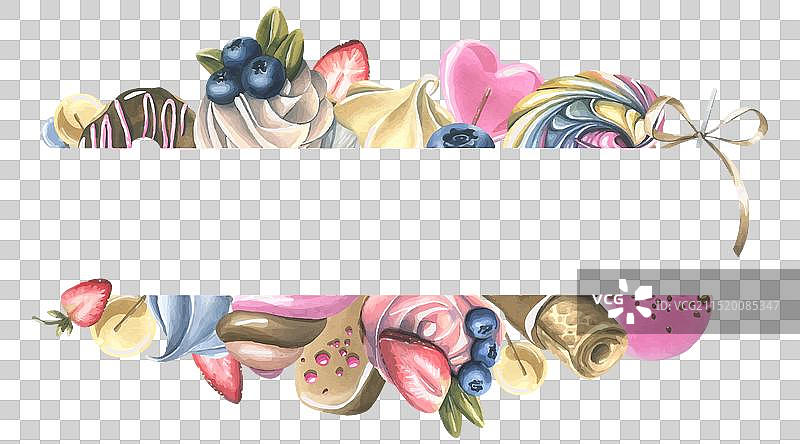 甜甜圈蛋糕甜点板图片素材