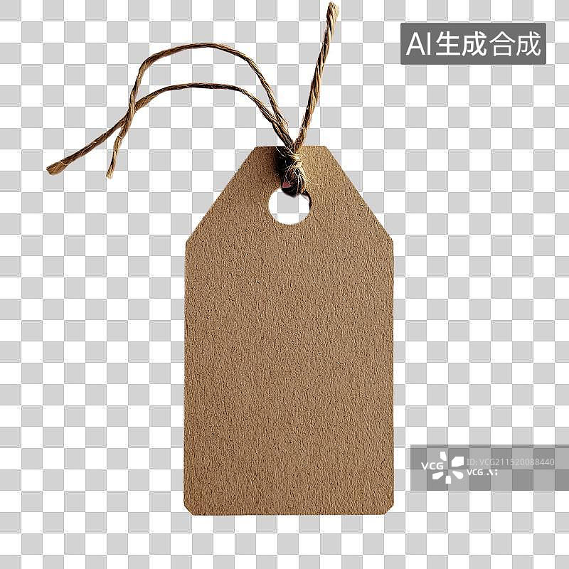 【AI数字艺术】价格标签吊牌写实空白工艺标签元素图片素材