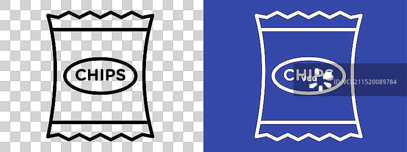 零食品牌薯片图标图片素材