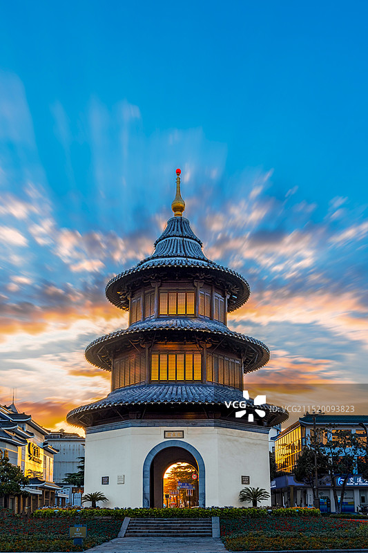 扬州文昌阁图片素材