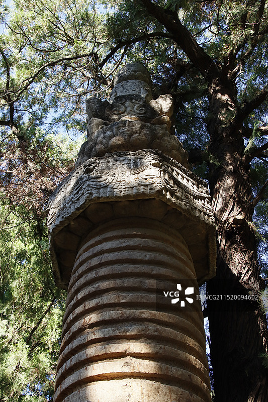 济南灵岩寺墓塔林图片素材