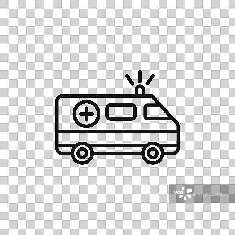 健康与安全急救车图标图片素材