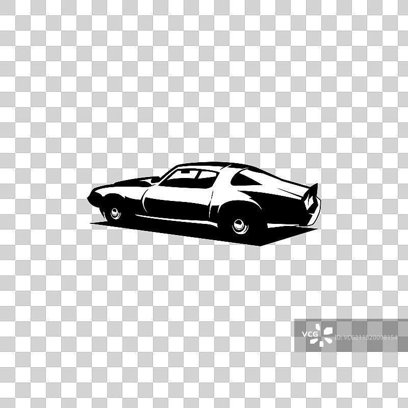 1977年庞蒂亚克标志轮廓图片素材