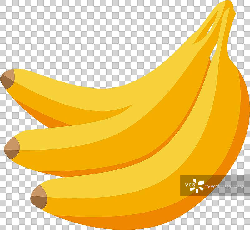 一束成熟的黄色香蕉图片素材
