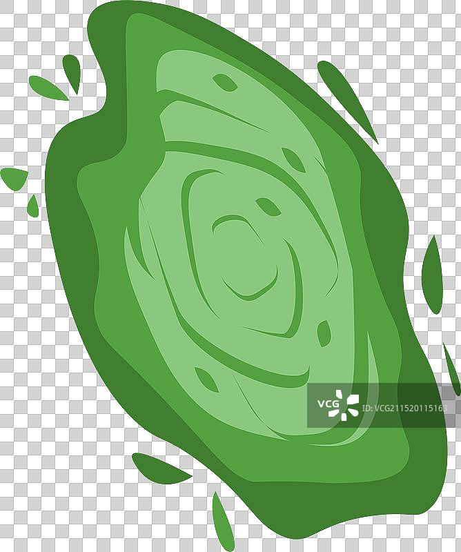 绿色有毒黏液漩涡状蔓延图片素材