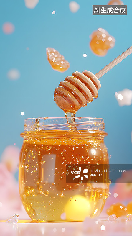 【AI数字艺术】美食食物蜂蜜图片素材
