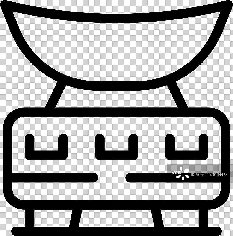 穿梭于山间的索道缆车图片素材