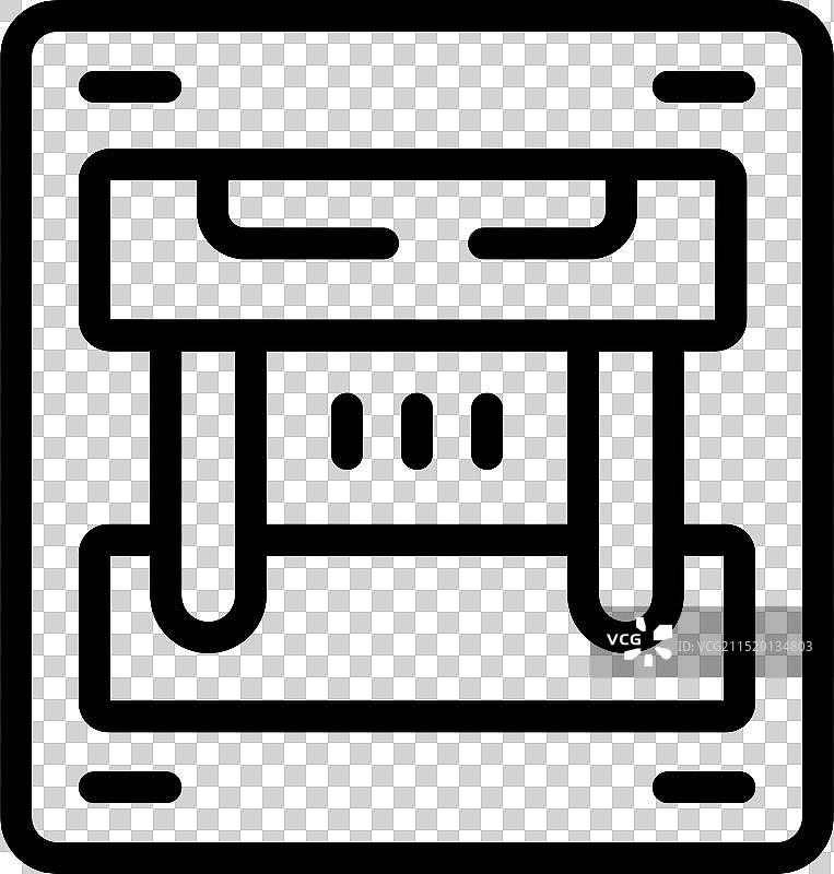 保护用电的保险丝盒图标轮廓图片素材