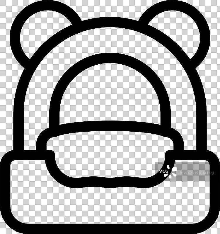 带有天篷的安全婴儿摇篮图片素材