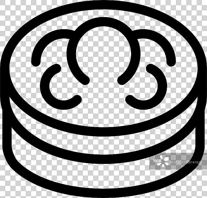 装满洋葱圈切片的圆形塑料容器图片素材