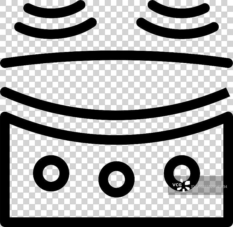 运动传感器检测运动状态图标图片素材