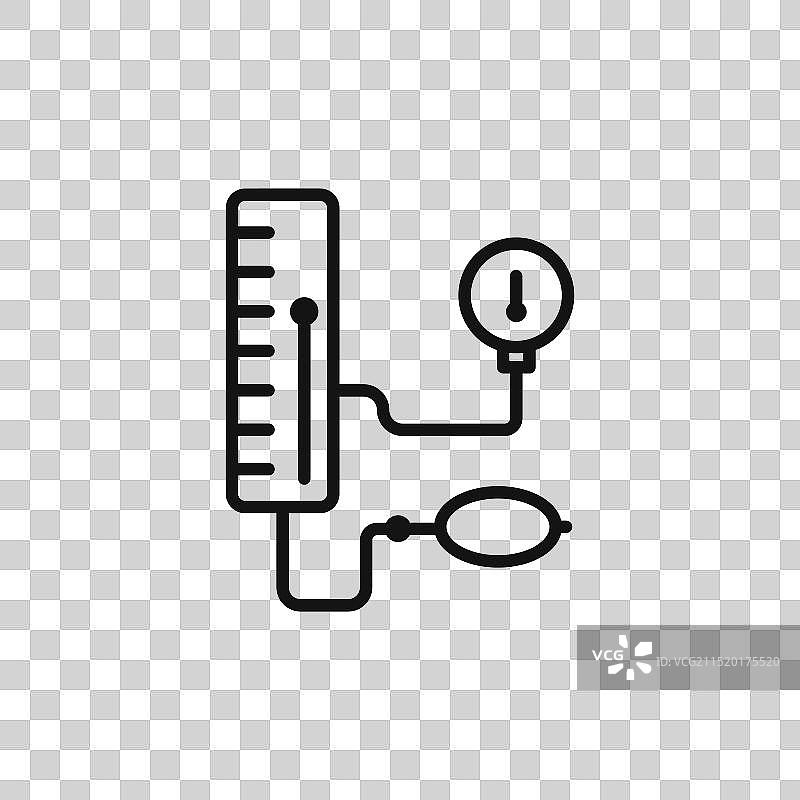 血压检查机图标标志外形图片素材