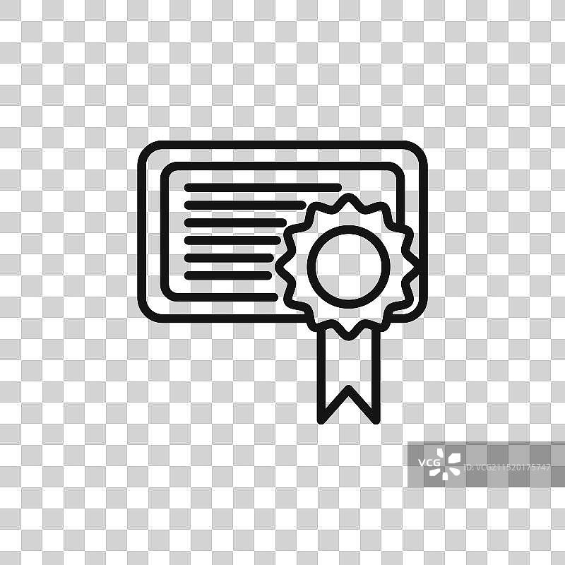 证书图标3标志外形图片素材