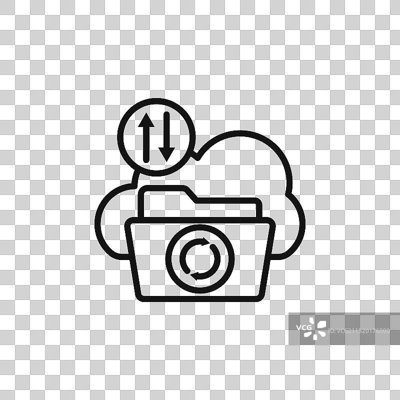 数据恢复图标标志轮廓图片素材