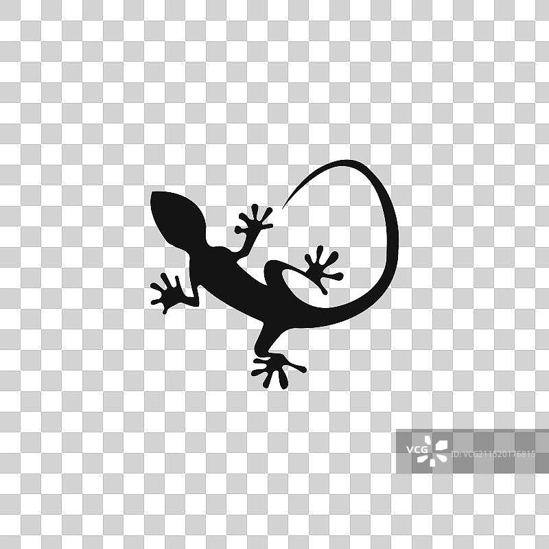 蜥蜴图标Logo轮廓图片素材