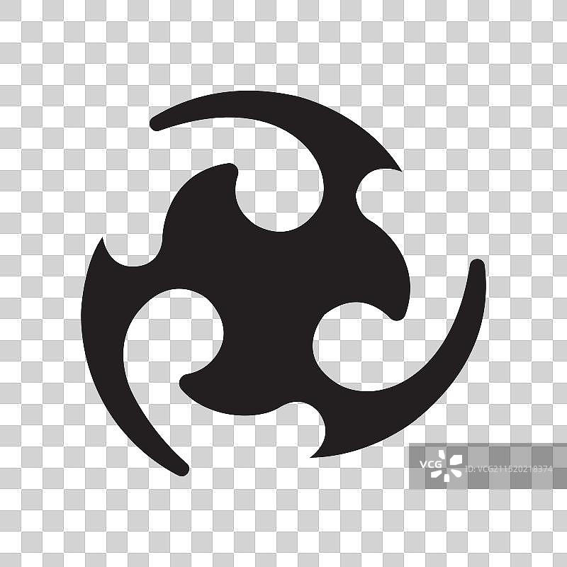 手里剑图标符号图片素材