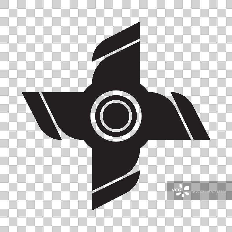 手里剑图标符号图片素材