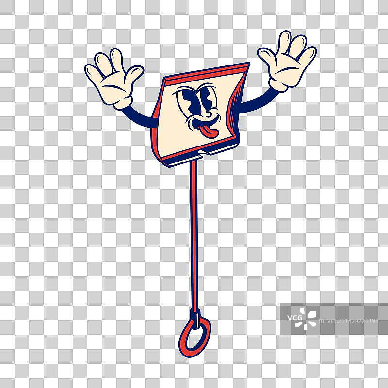 雪铲复古角色设计图片素材